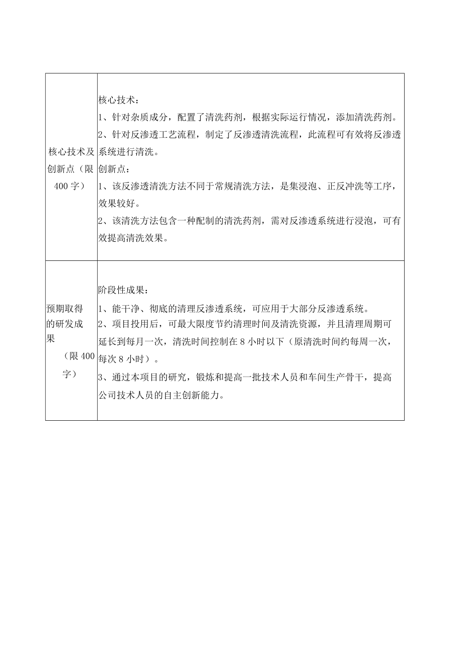 硝铵废水处理-反渗透设备的清洗工艺的研究立项申请书.docx_第3页