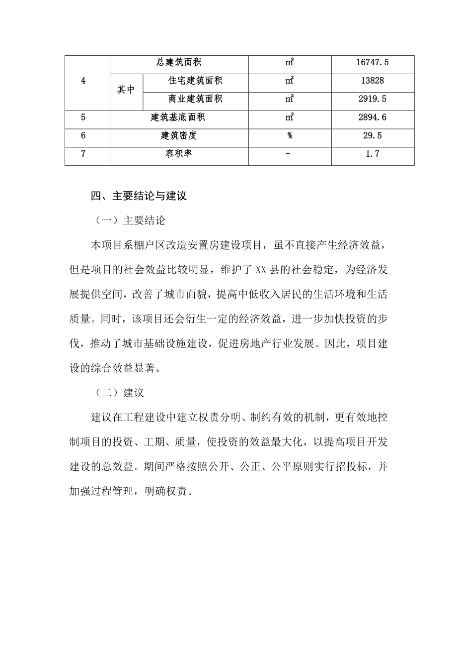 棚户区改造项目安置房工程一期项目可行性研究报告.doc_第3页