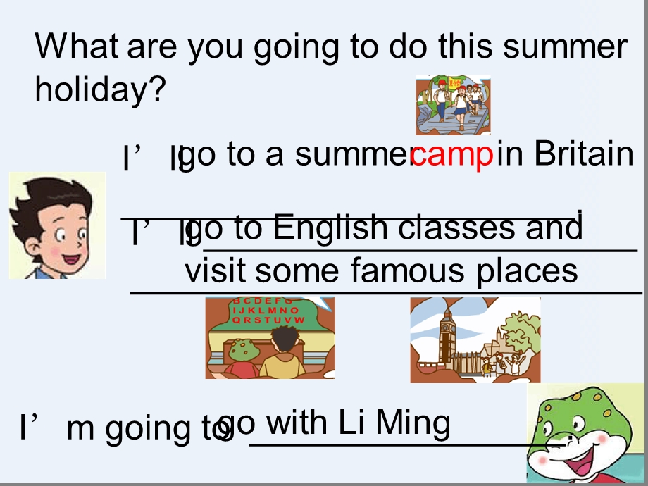 五年级下册英语ppt课件-Unit-6-Plan-for-the-Summer-Lesson-2-Youd.ppt_第2页