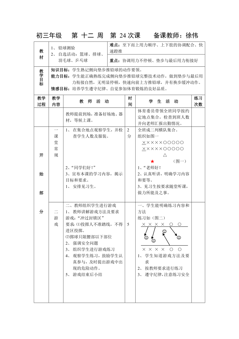 垫步推铅球的动作要领.doc_第1页