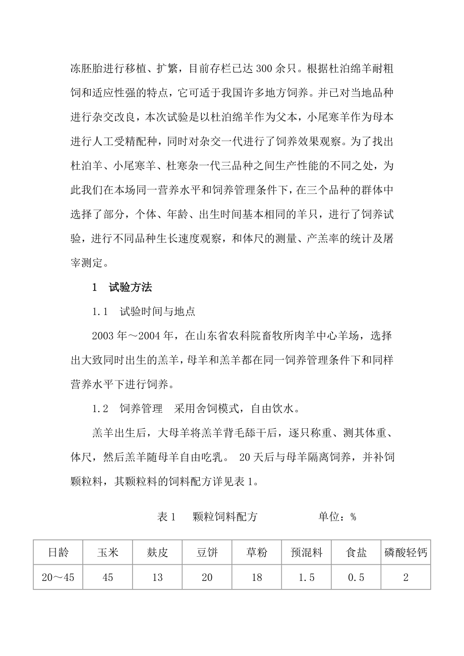 黑头杜泊绵羊杂交利用效果观察.doc_第2页