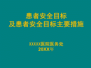 患者安全管理培训 课件.ppt