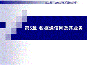 通信组织与运营管理_06数据通信网及其业务要点课件.ppt