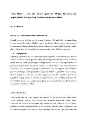 Value chain of Fish and Fishery products Origin, Functions and Application in Developed and Developing country markets.doc