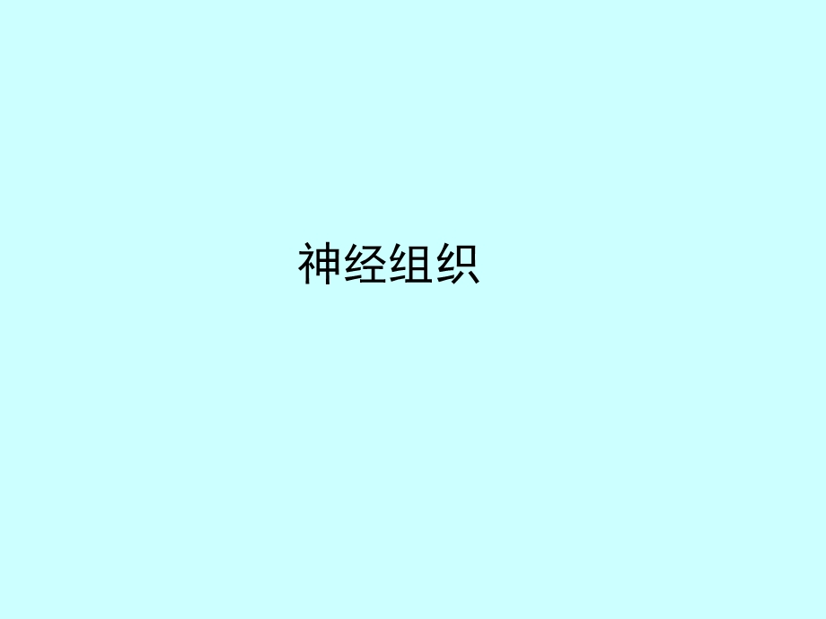 组织胚胎学ppt课件 11 神经组织.ppt_第1页