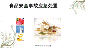 食物中毒与食品安全事故应急处置ppt课件.ppt