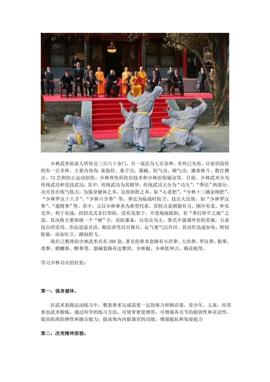 少林功夫的起源以及学习少林功夫的好处.doc_第2页