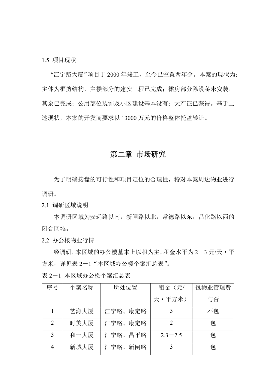 可研报告江宁路项目可行性研究装修房28576.doc_第2页