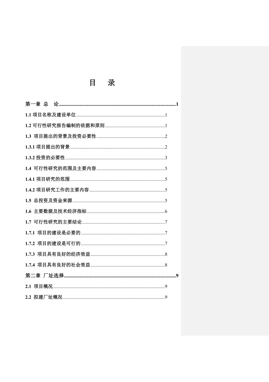 新建产250MW直拉单晶硅切片项目可研报告.doc_第1页