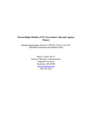 Stewardship Models of IT Governance Beyond Agency Theory.doc