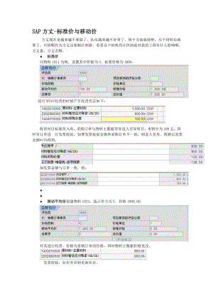 SAP方丈MM标准价与移动平均价.doc