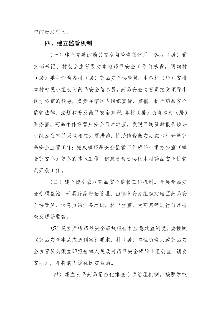 XX镇药品安全监管工作实施方案.docx_第2页