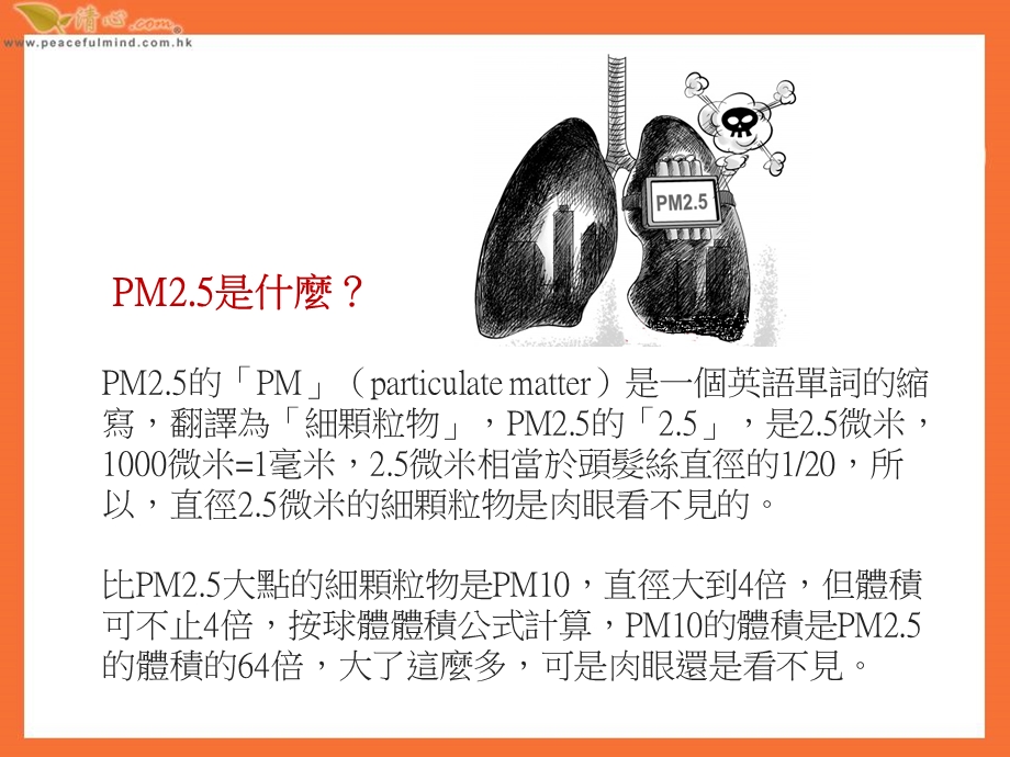 致病微生物多环芳烃油烟等搭‘顺风车’-PeacefulMind课件.ppt_第2页