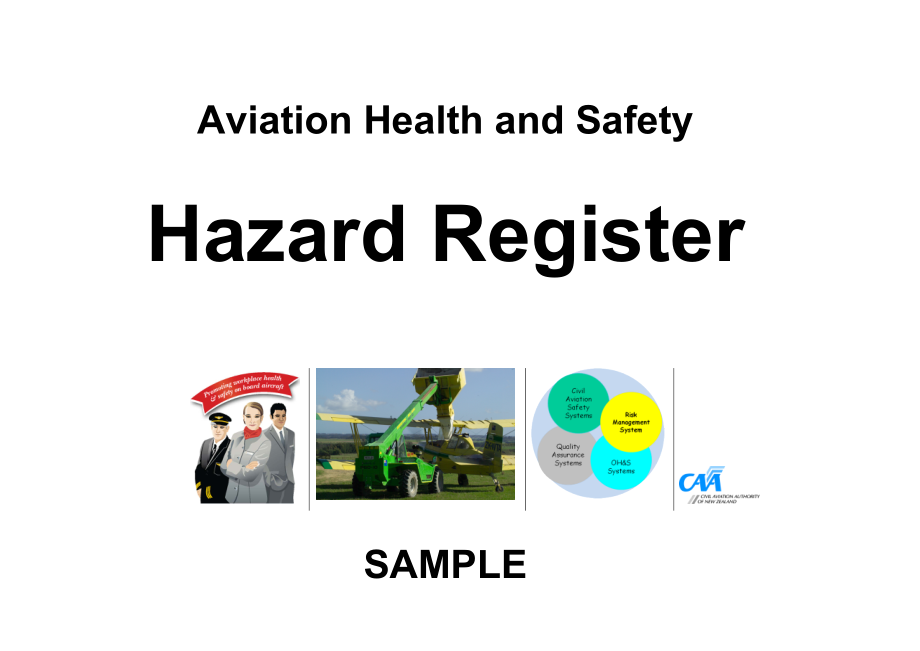 Sample Hazard RegisterCivil Aviation Authority of New Zealand.doc_第1页