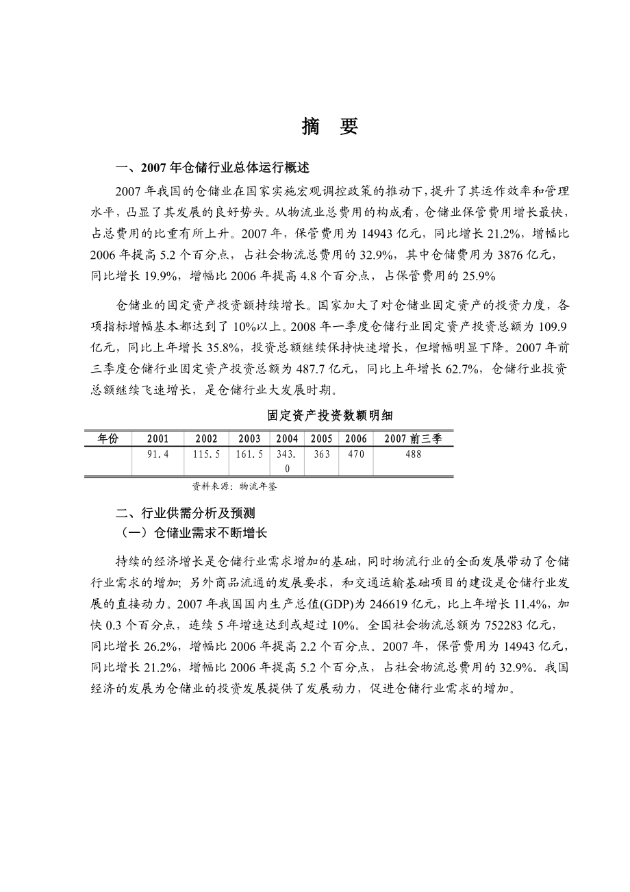 c仓储行业风险分析报告.doc_第1页