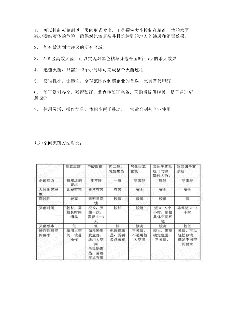 利用过氧化氢干雾灭菌系统替代熏蒸解决洁净区卫生死角微生物污染问题.doc_第2页