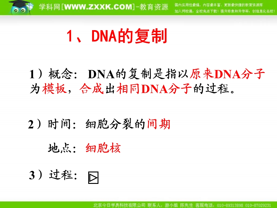 沪科版生物第二册第二节《 DNA复制和蛋白质合成 》课件之三.ppt_第3页