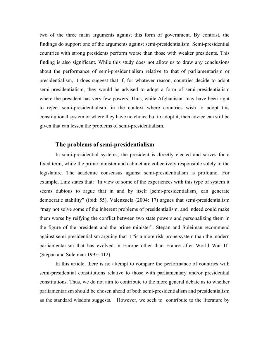 Semipresidentialism and democratic performance.doc_第3页
