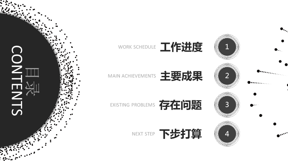 高端粒子效果黑白双色商务通用PPT模板课件.pptx_第2页