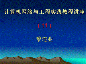 计算机网络与工程实践教程讲座(11)主讲内容无线网络要点课件.ppt