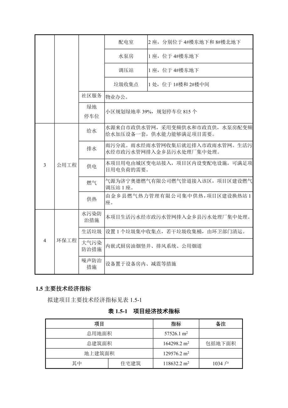 嘉祥城市建设集团有限公司金乡分公司金乡县住建佳苑建设项目环境影响报告书简本.doc_第3页