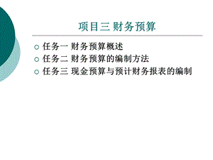 财务预算的编制项目管理方案课件.ppt