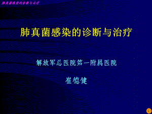 肺真菌感染的诊断与治疗课件.ppt