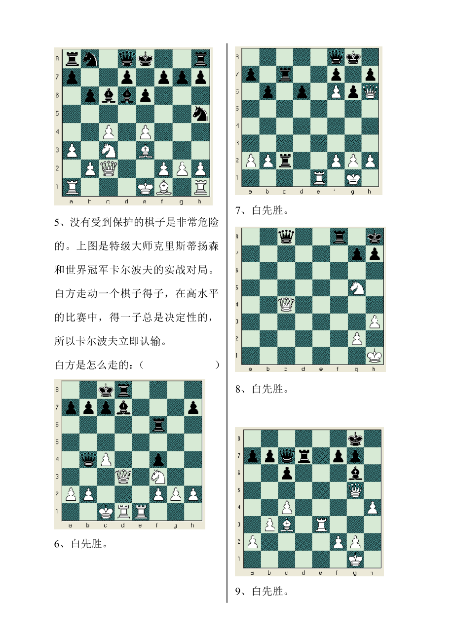 国际象棋考试题.doc_第2页