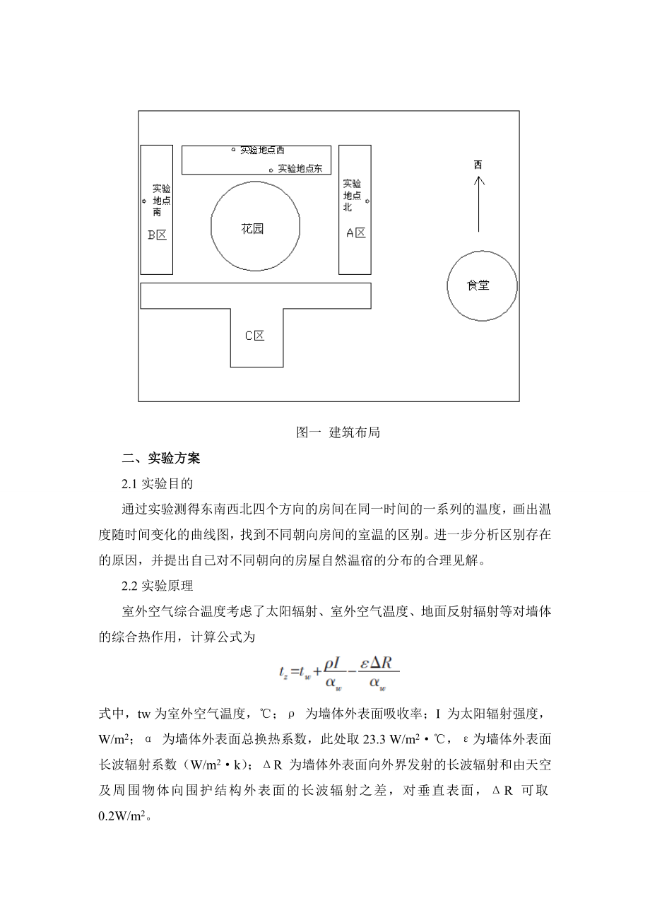 不同朝向房间的自然室温的区别.doc_第3页