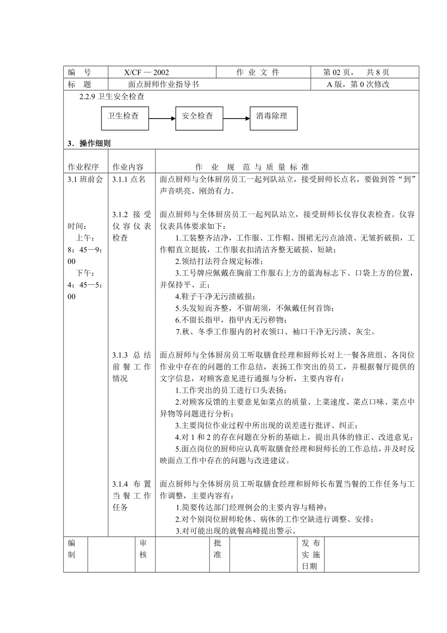 中餐厨房面点岗厨师作业指导书.doc_第2页