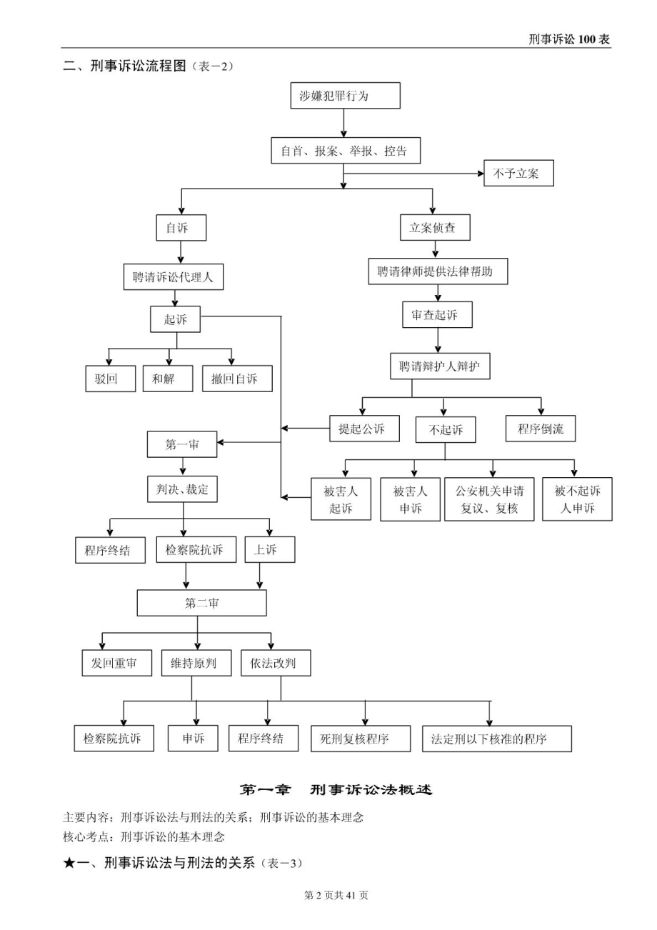 刑事诉讼法 — 41P(杨雄100表).doc_第2页