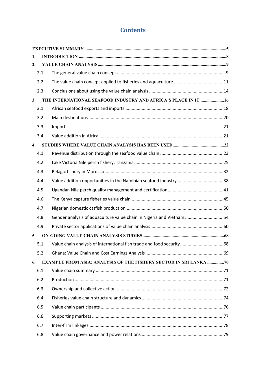 Value Chain Analysis in the Fisheries Sector in Africa.doc_第3页