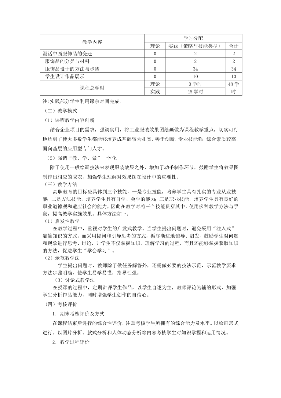 15级《服饰配件设计》课程标准.doc_第3页