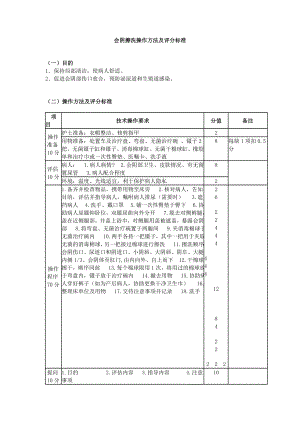 会阴擦洗操作方法及评分标准.doc