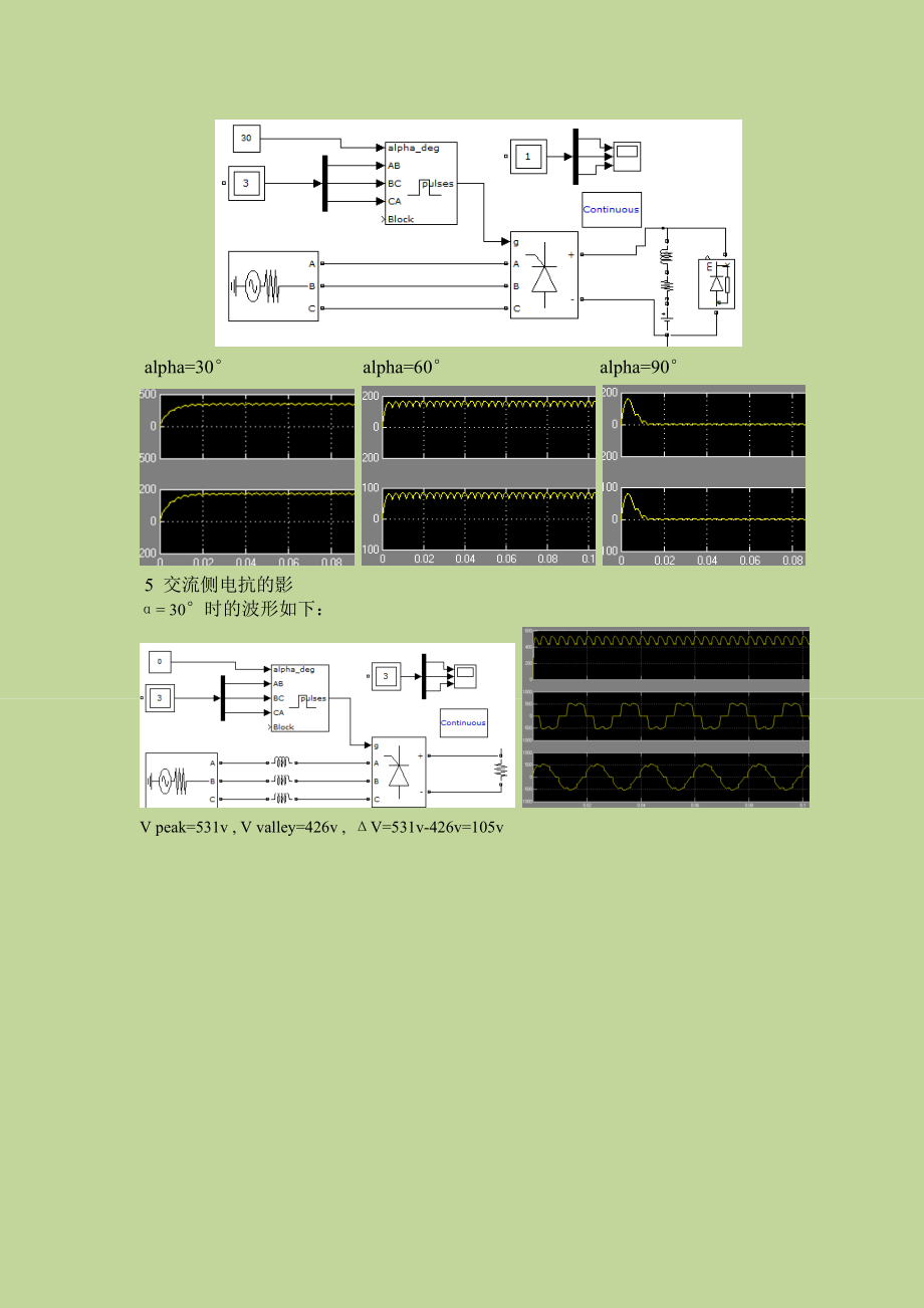 计算机仿真技术三相桥式全控整流电路仿真报告.doc_第3页