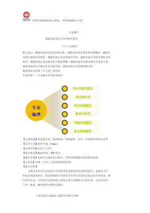 储能电池项目可行性研究报告.doc