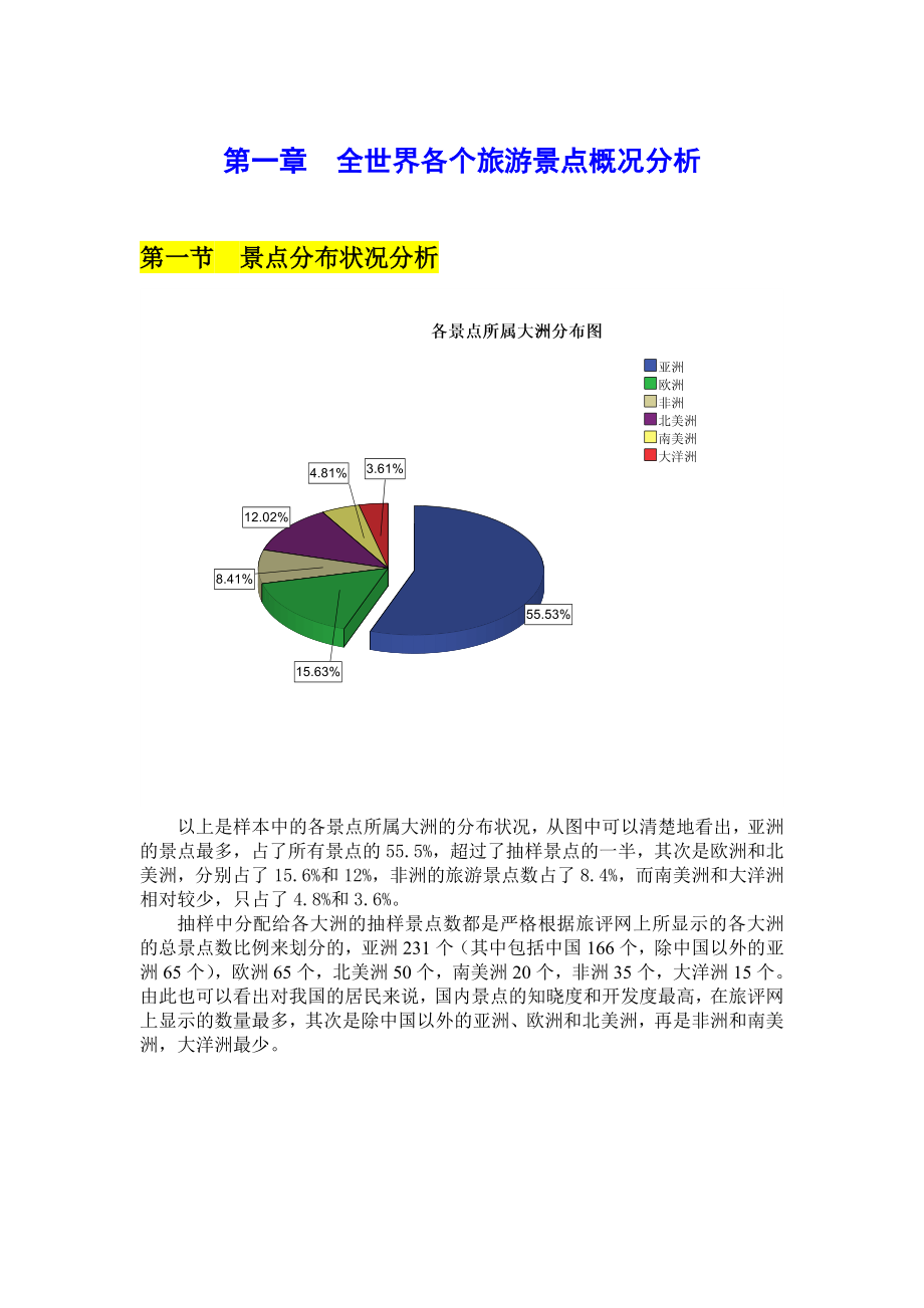 我国居民选择旅游景点的影响因素统计分析报告.doc_第3页