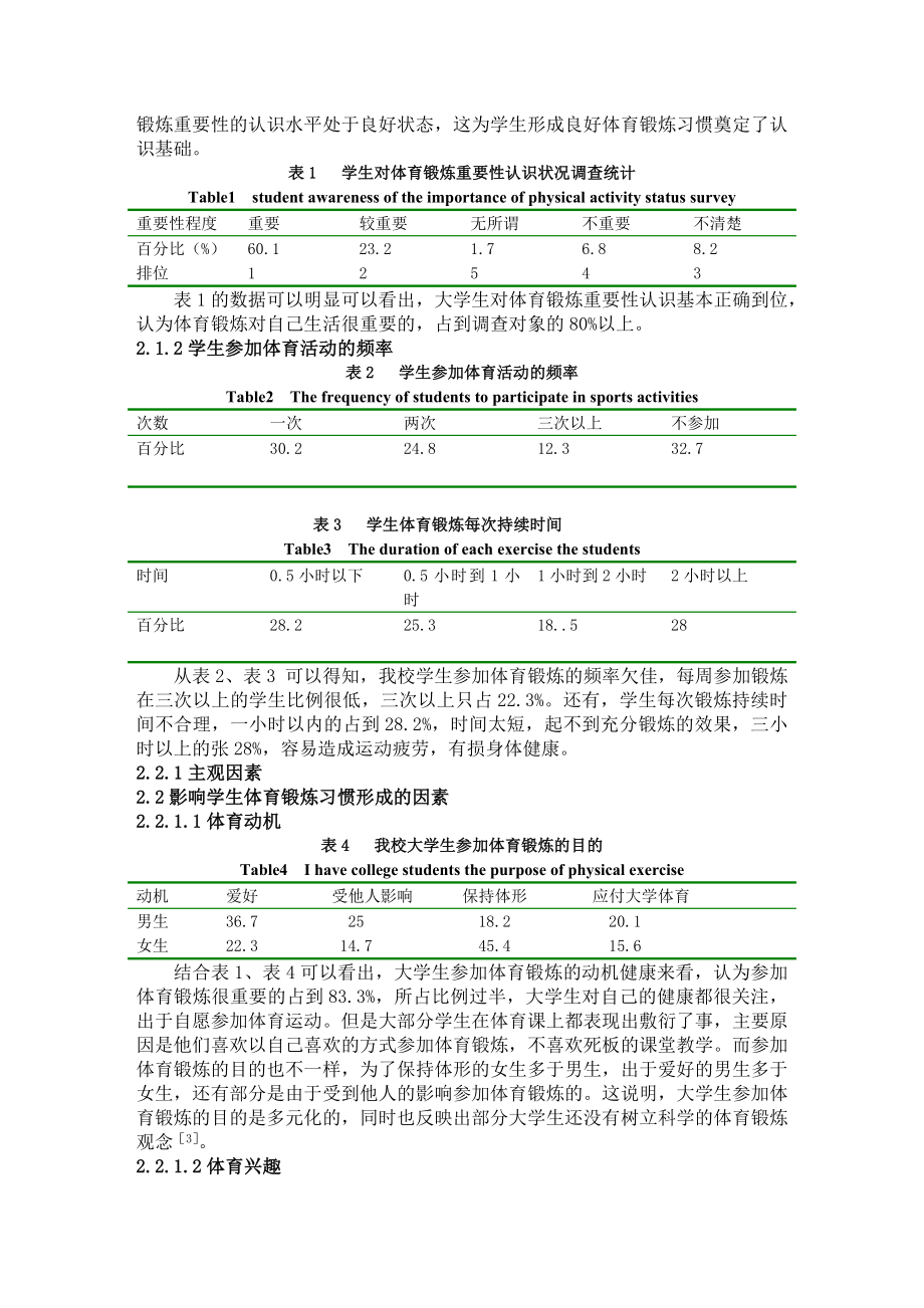 对影响云南师范大学学生体育锻炼习惯形成的因素研究毕业论文.doc_第2页