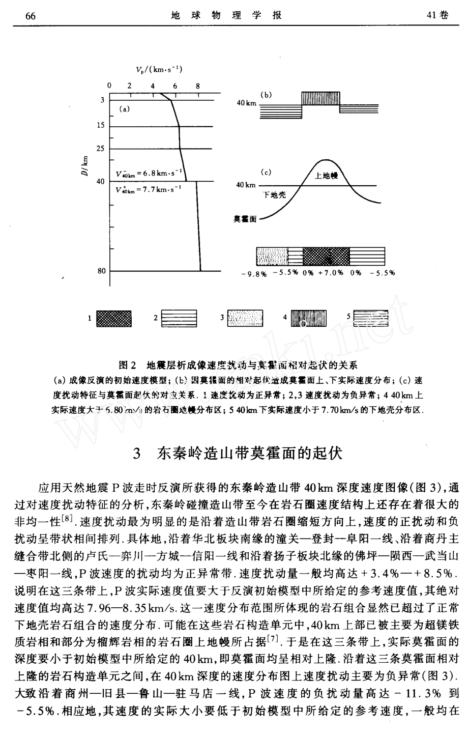 东秦岭造山带莫霍面展布与碰撞造山带深部过程的关系.doc_第3页