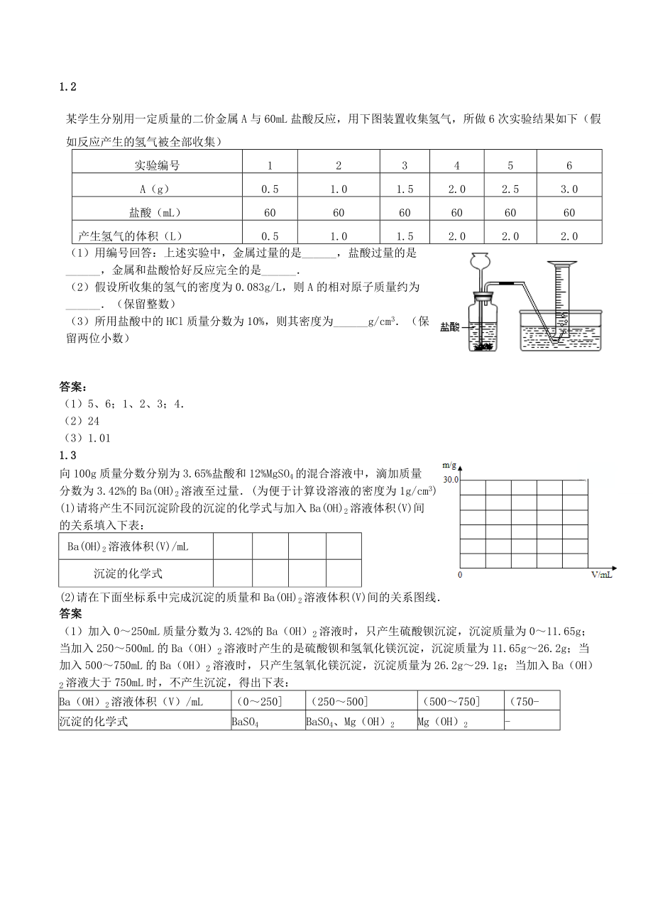 第四期中考化学计算(学生版)难度大课件.doc_第2页