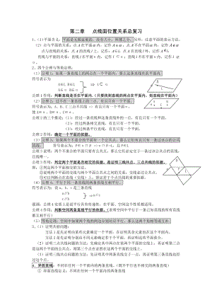 数学必修2第二章知识点小结及典型模拟题.doc