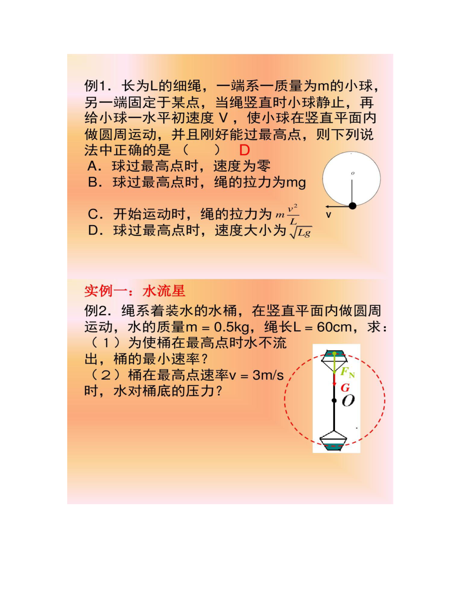 竖直平面内的圆周运动与临界问题讲解.doc_第3页