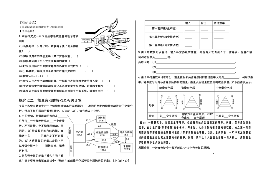 生态系统能量流动学案.doc_第2页