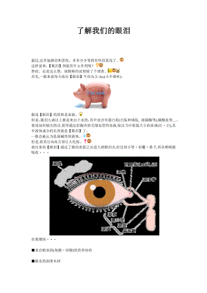 了解我们的眼泪日文原文与翻译毕业论文.doc