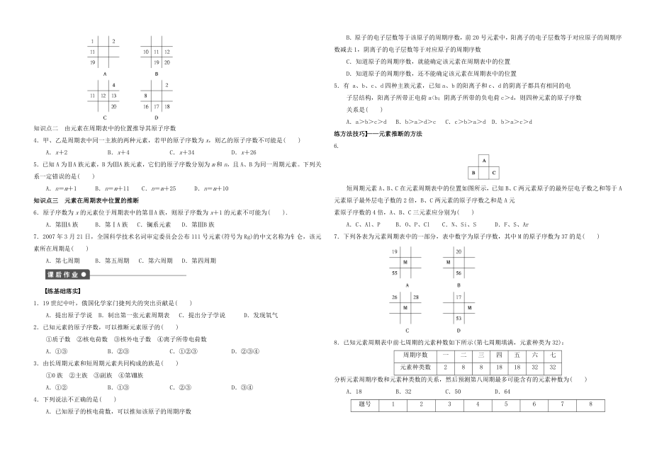 化学必修2全套精编教学案-直接打印版本.doc_第2页