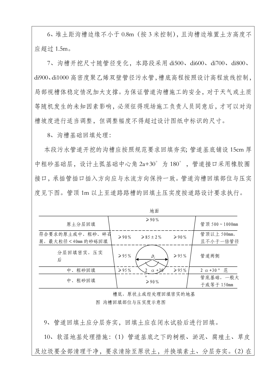 污水工程施工技术交底记录.doc_第3页