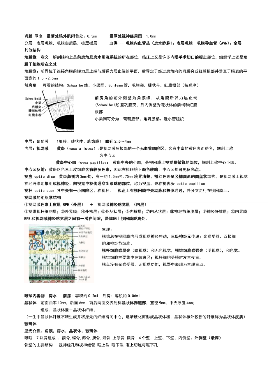 精选眼科学重点总结人卫第八版(终极版).doc_第2页