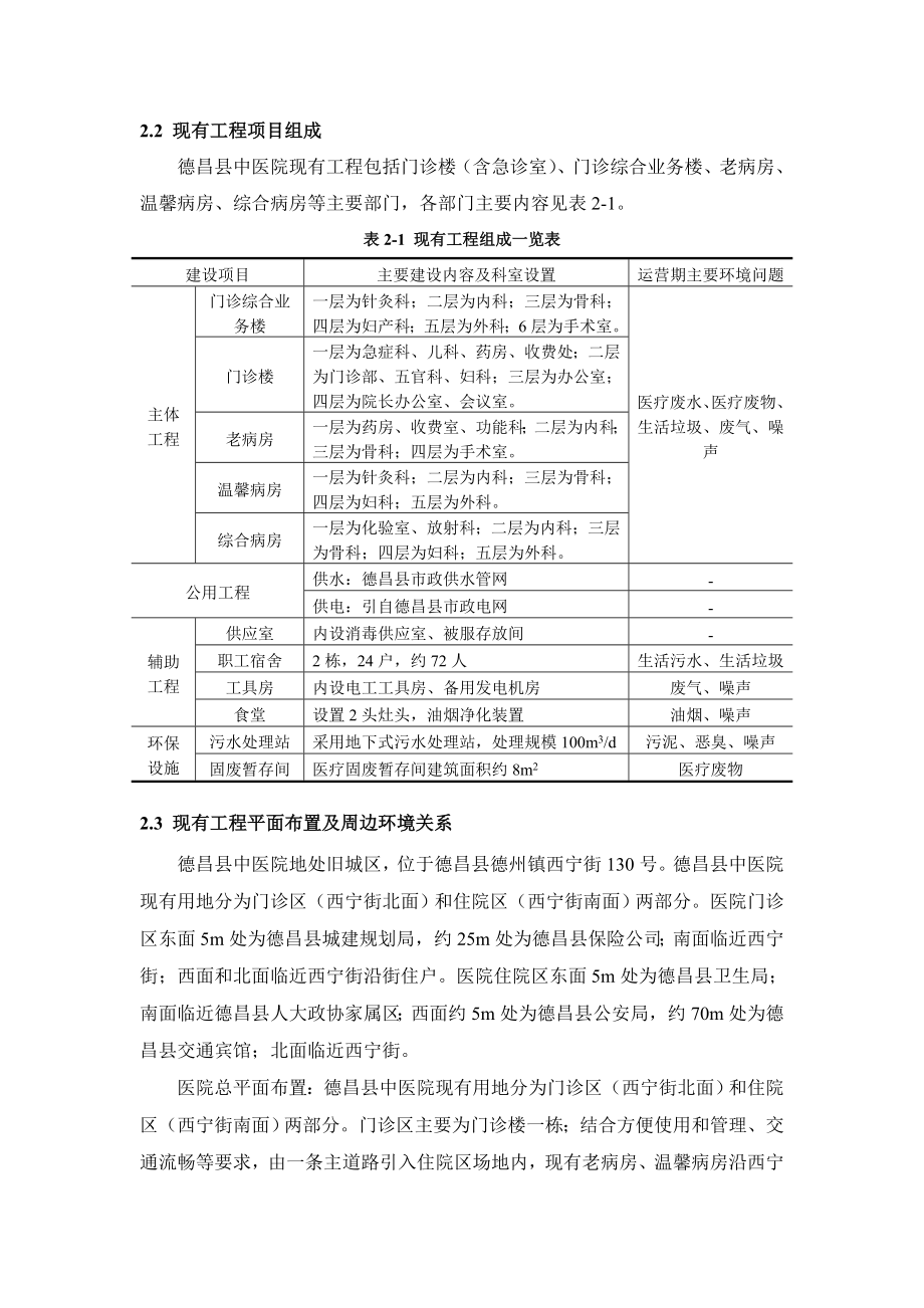 德昌中医院整体搬迁工程环境影响评价报告书.doc_第3页