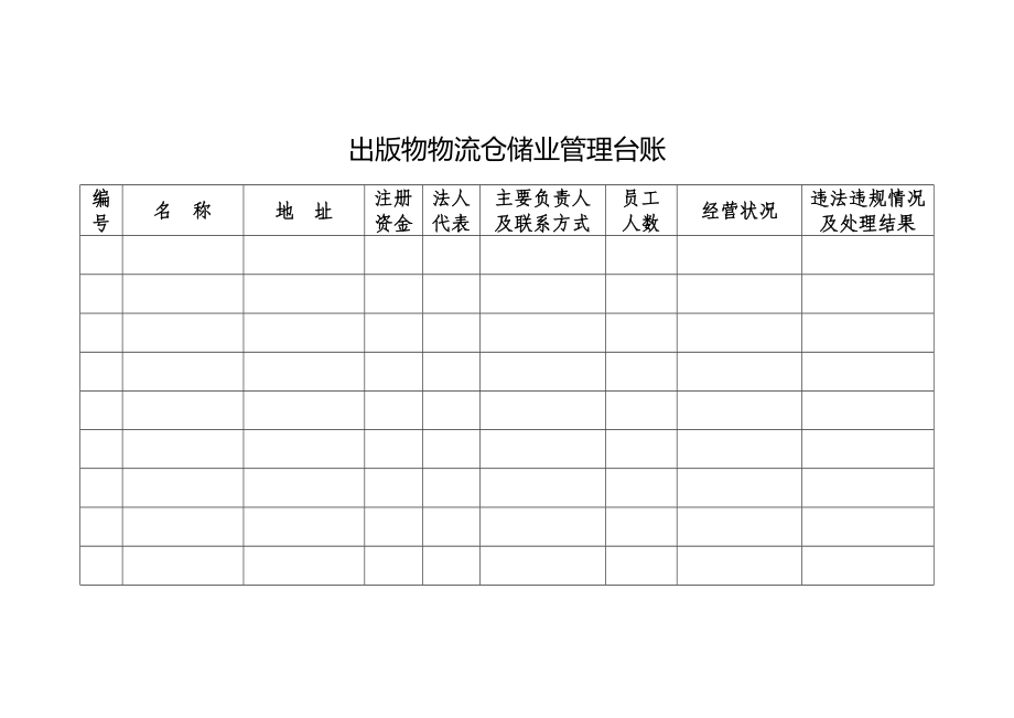 “扫黄打非”台账管理制度表格.doc_第2页