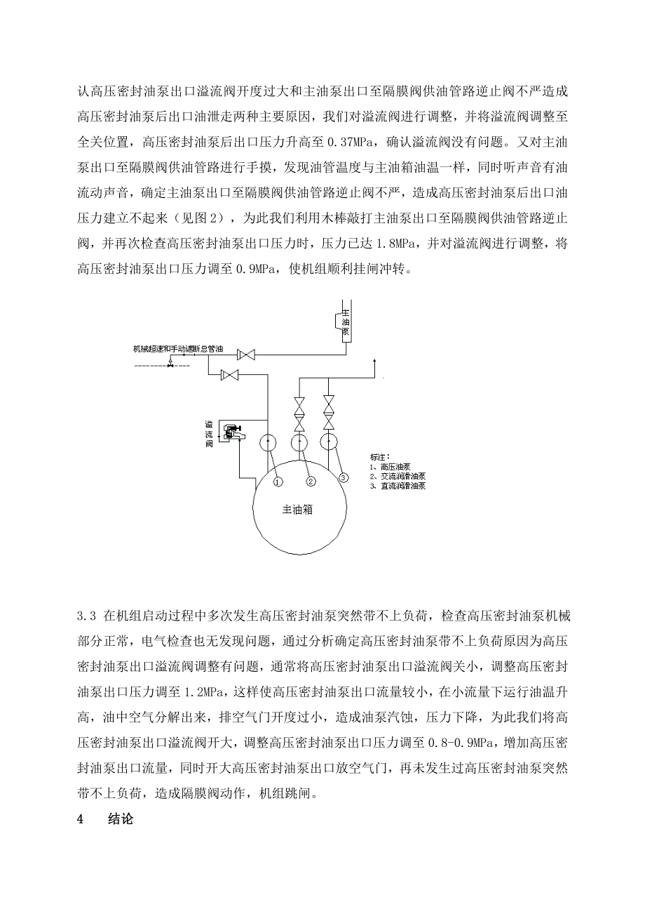 高压密封油泵出口压力建立不起来和出口压力油压低原因分析及处理方案.doc_第3页